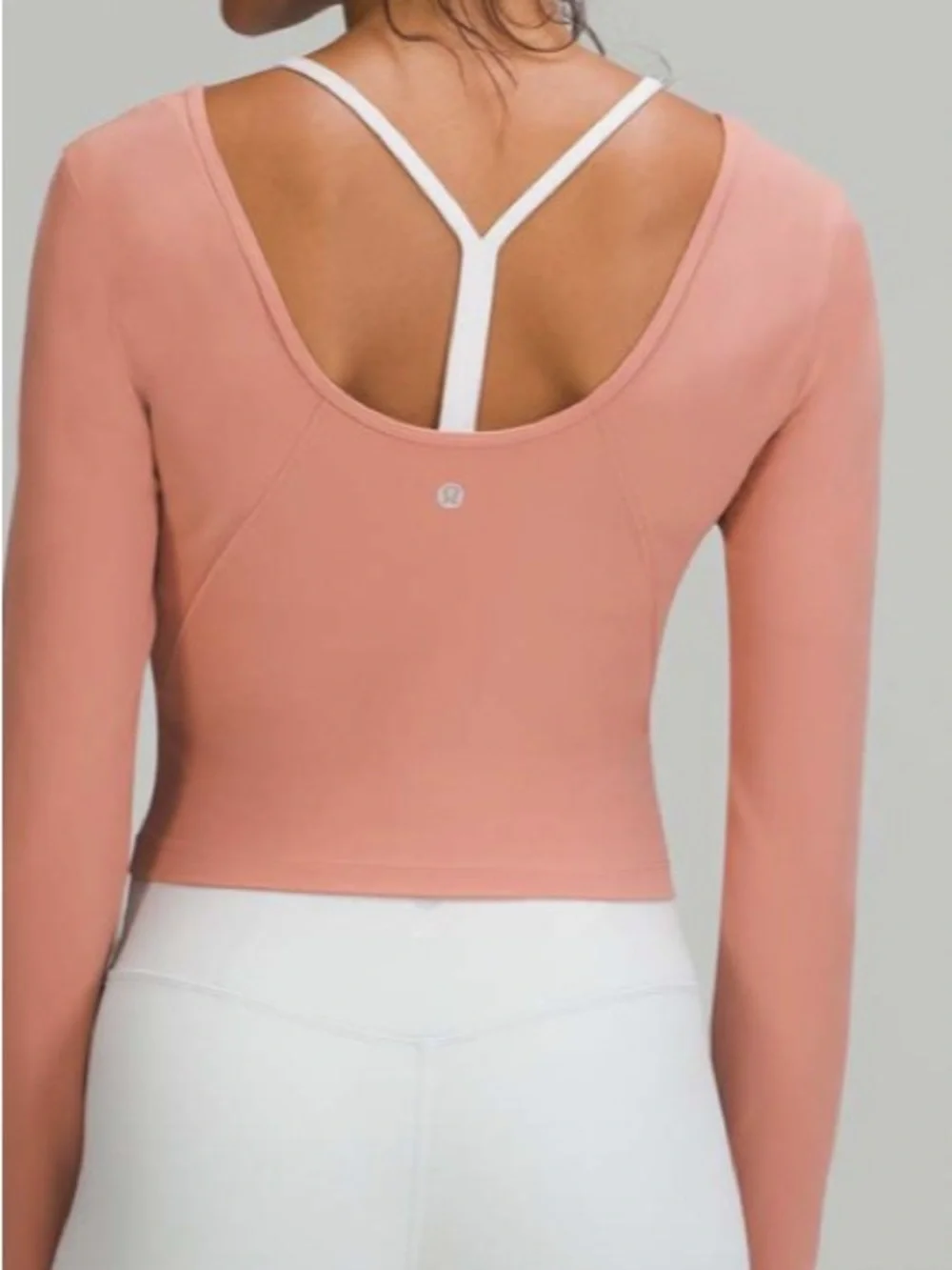 Lululemon Align Long Sleeve Top in Pink Savannah